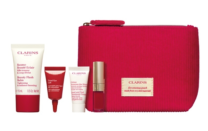 Clarins kozmetička torbica s mini proizvodima